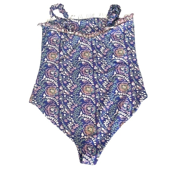 NWT SEA New York Rosita Ruffle One Piece Swimsuit SZ L - Picture 6 of 9